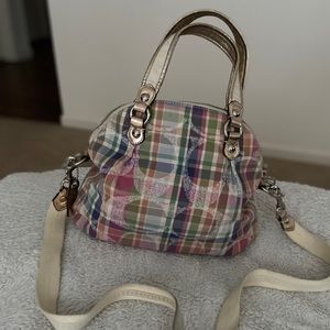 Authentic and beautiful Coach Poppy Madras